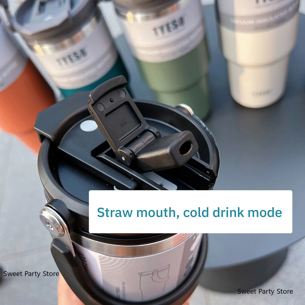 Tyeso Large Capacity Stainless Steel Thermos Bottle