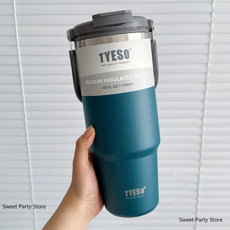 Tyeso Large Capacity Stainless Steel Thermos Bottle