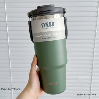 Tyeso Large Capacity Stainless Steel Thermos Bottle