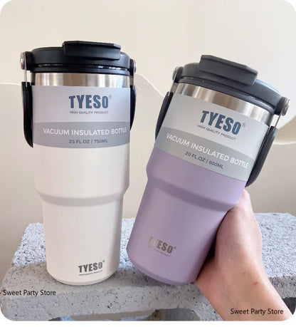 Tyeso Large Capacity Stainless Steel Thermos Bottle