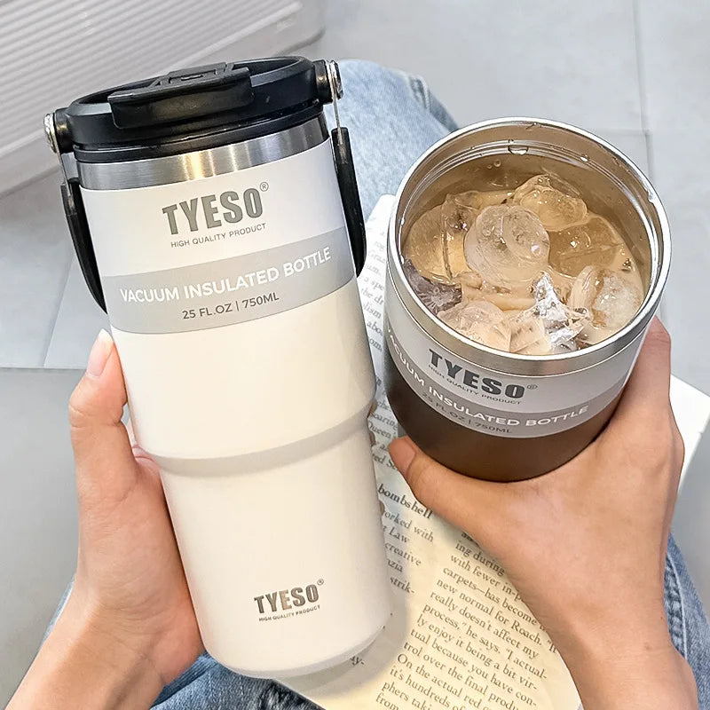 Tyeso Large Capacity Stainless Steel Thermos Bottle