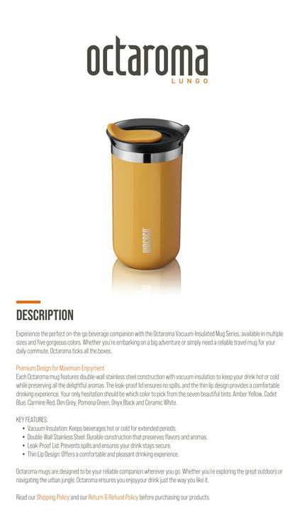 WACACO Octaroma Stainless Steel Coffee Tumbler