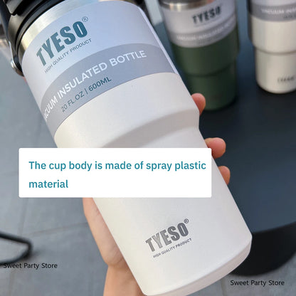 Tyeso Large Capacity Stainless Steel Thermos Bottle