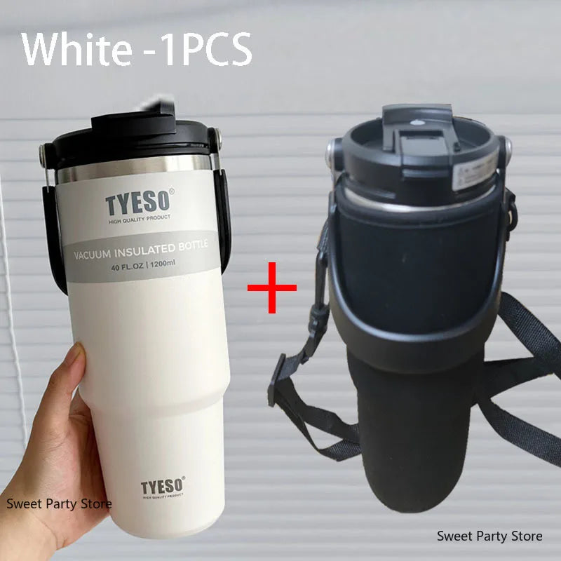 Tyeso Large Capacity Stainless Steel Thermos Bottle