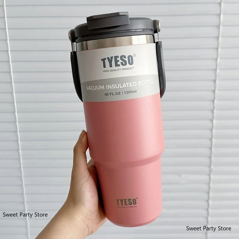 Tyeso Large Capacity Stainless Steel Thermos Bottle