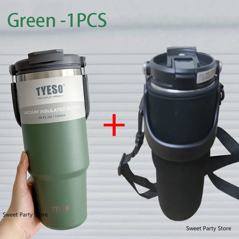 Tyeso Large Capacity Stainless Steel Thermos Bottle