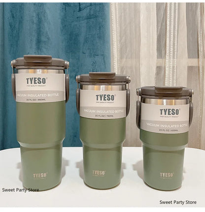 Tyeso Large Capacity Stainless Steel Thermos Bottle
