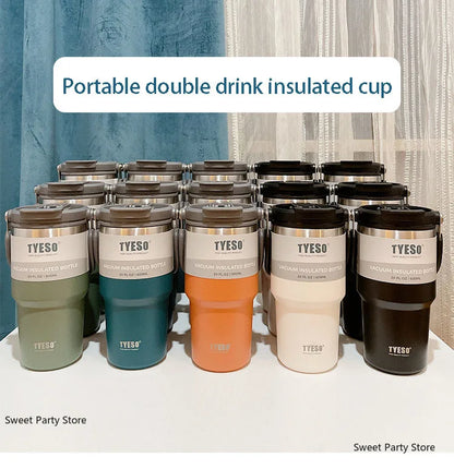 Tyeso Large Capacity Stainless Steel Thermos Bottle