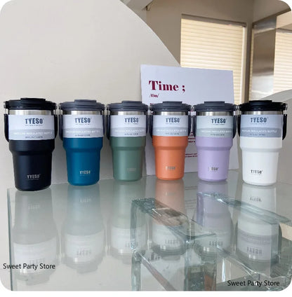 Tyeso Large Capacity Stainless Steel Thermos Bottle