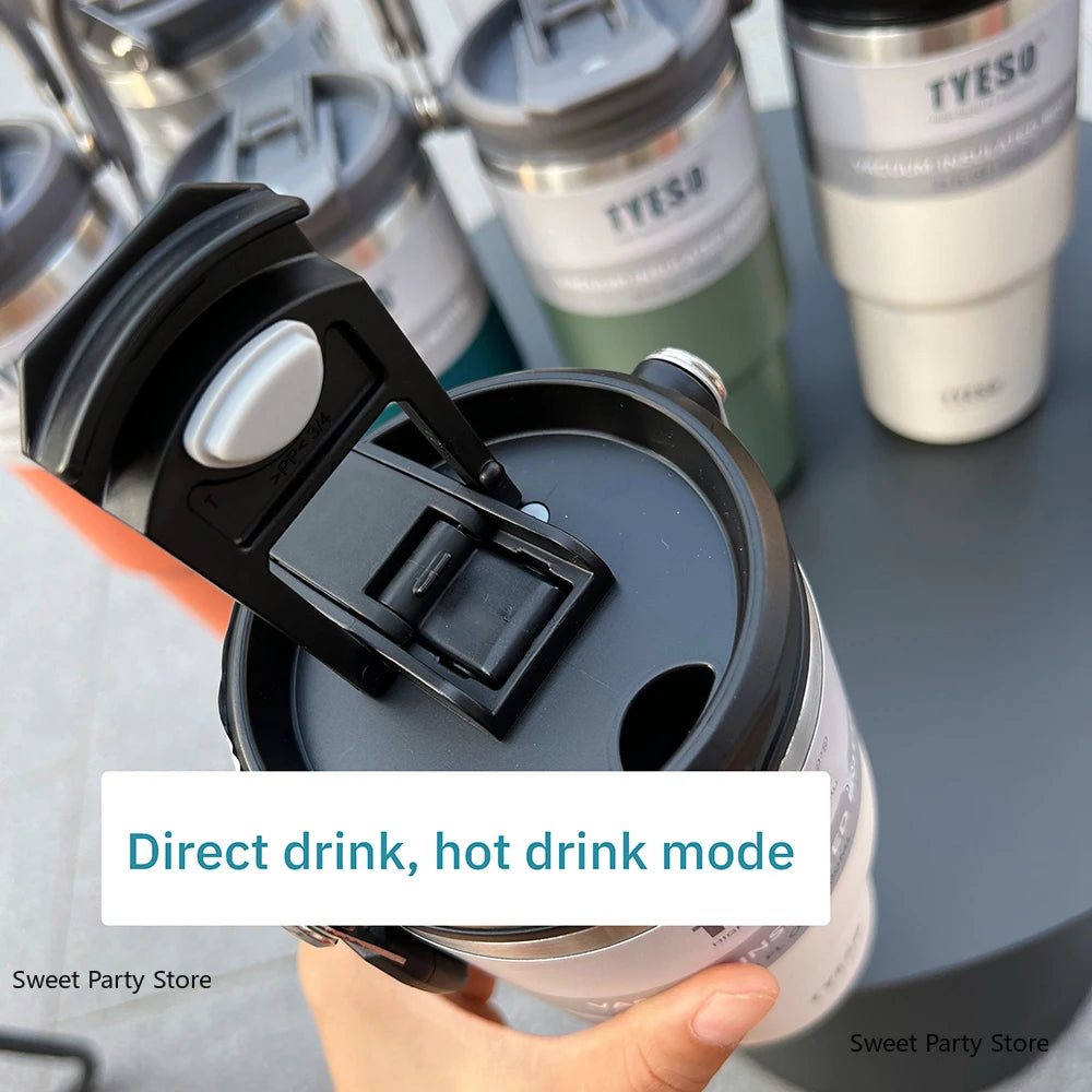 Tyeso Large Capacity Stainless Steel Thermos Bottle