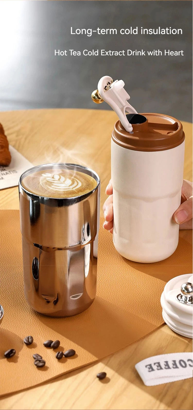 450ML LED Temperature Display Thermal Mug