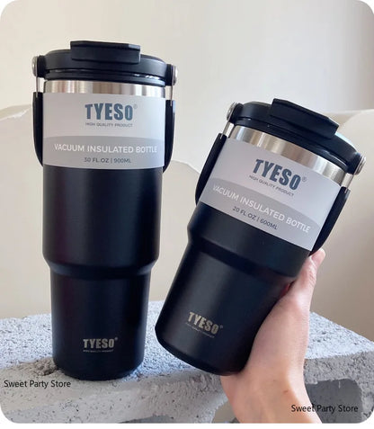 Tyeso Large Capacity Stainless Steel Thermos Bottle