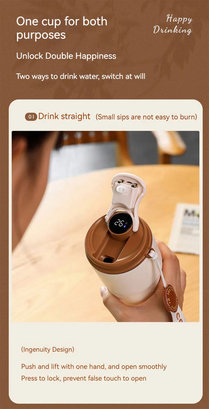 450ML LED Temperature Display Thermal Mug