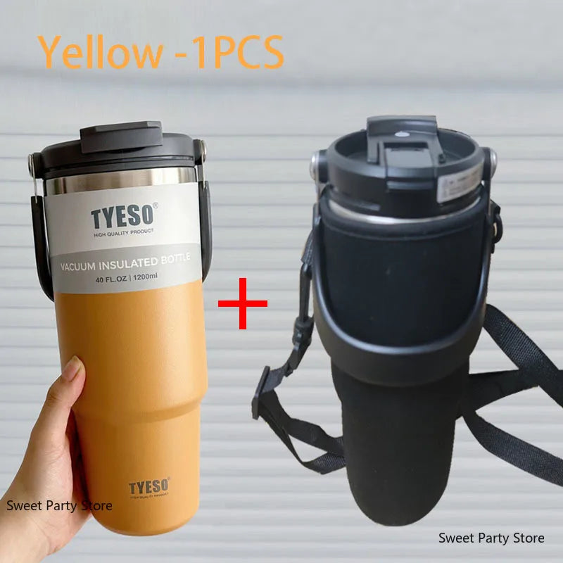 Tyeso Large Capacity Stainless Steel Thermos Bottle