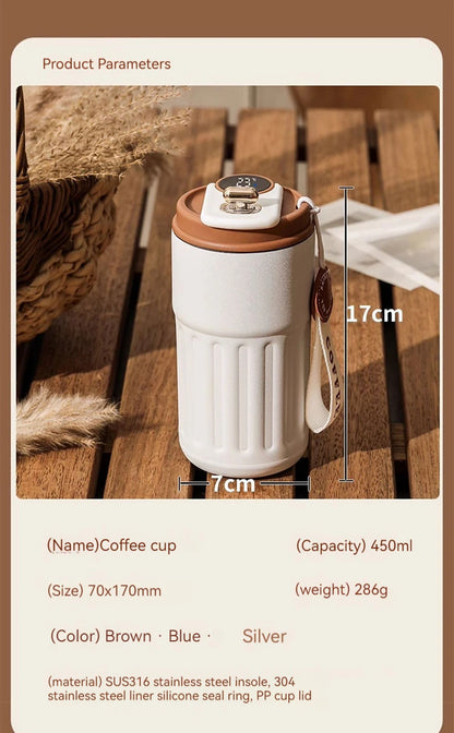 450ML LED Temperature Display Thermal Mug
