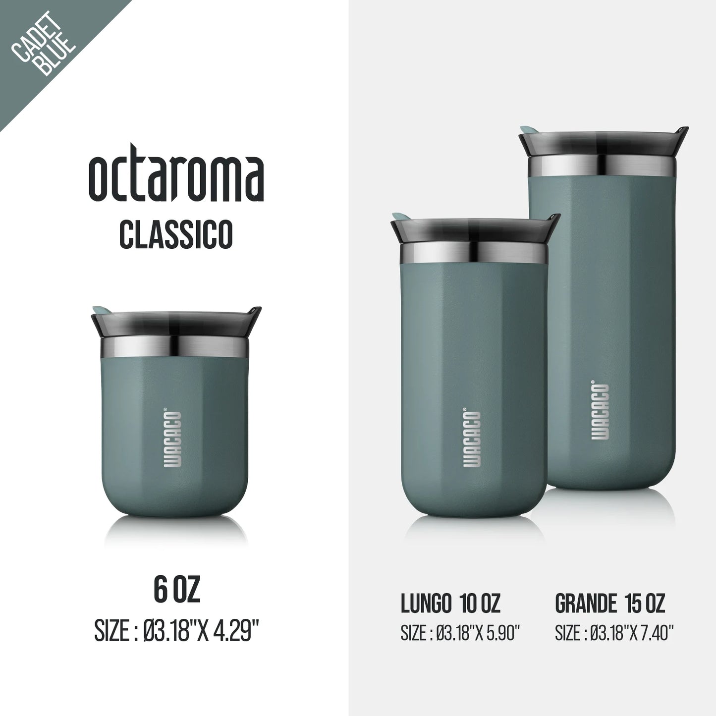 WACACO Octaroma Stainless Steel Coffee Tumbler