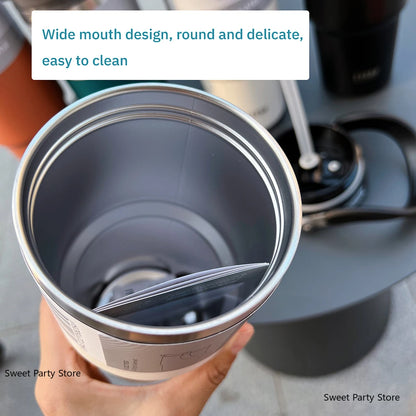 Tyeso Large Capacity Stainless Steel Thermos Bottle