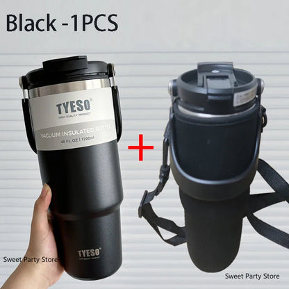 Tyeso Large Capacity Stainless Steel Thermos Bottle
