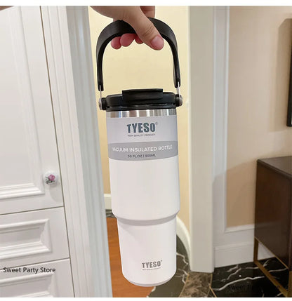 Tyeso Large Capacity Stainless Steel Thermos Bottle