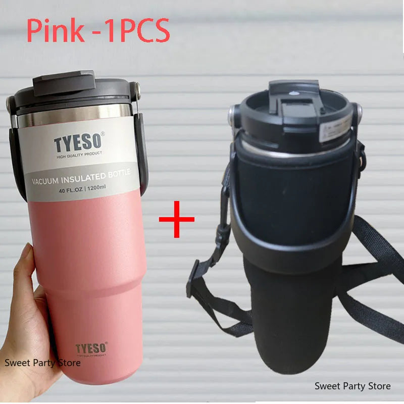 Tyeso Large Capacity Stainless Steel Thermos Bottle