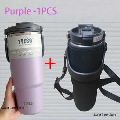 Tyeso Large Capacity Stainless Steel Thermos Bottle