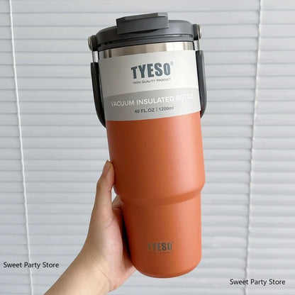 Tyeso Large Capacity Stainless Steel Thermos Bottle