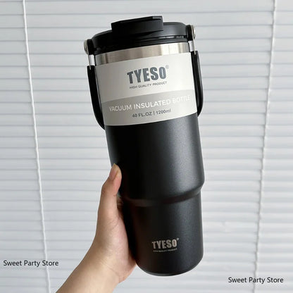 Tyeso Large Capacity Stainless Steel Thermos Bottle