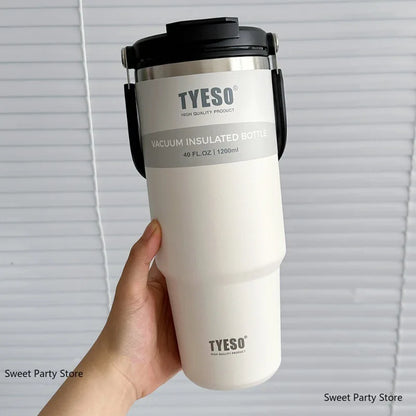 Tyeso Large Capacity Stainless Steel Thermos Bottle