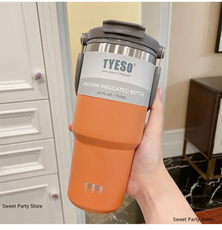 Tyeso Large Capacity Stainless Steel Thermos Bottle