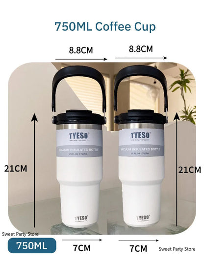Tyeso Large Capacity Stainless Steel Thermos Bottle