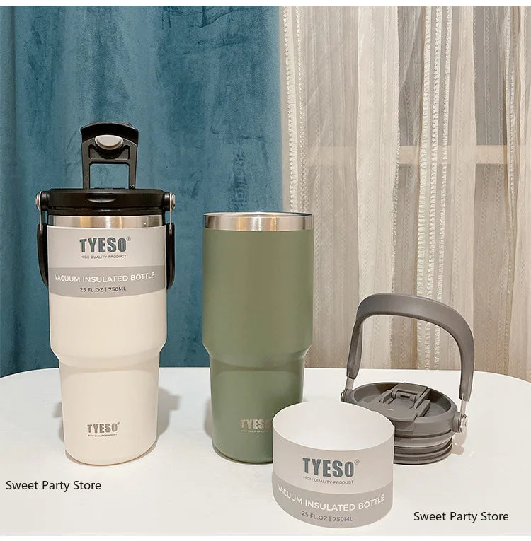 Tyeso Large Capacity Stainless Steel Thermos Bottle